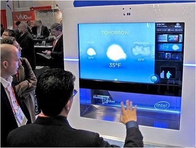 英特尔与InWindow联手推出互动数字告示系统 触摸屏重新定义数字广告发布